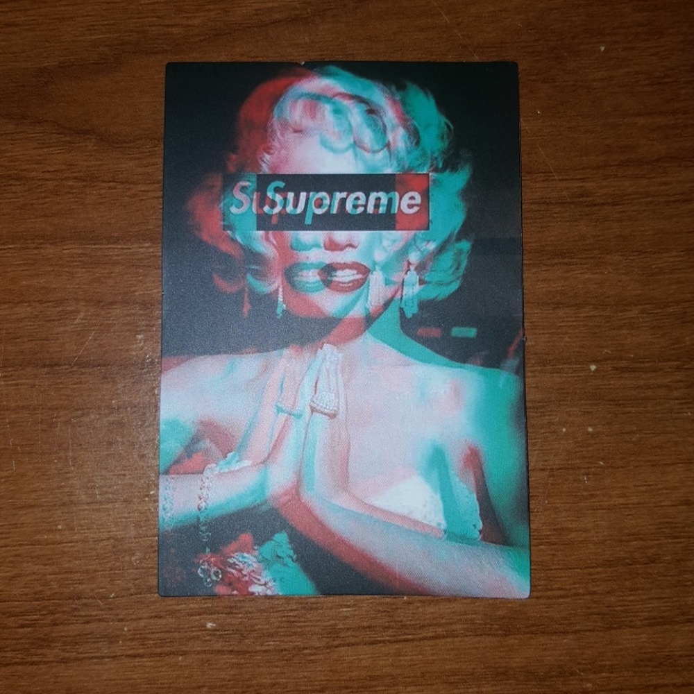Supreme 3D Marilyn Monroe sticker